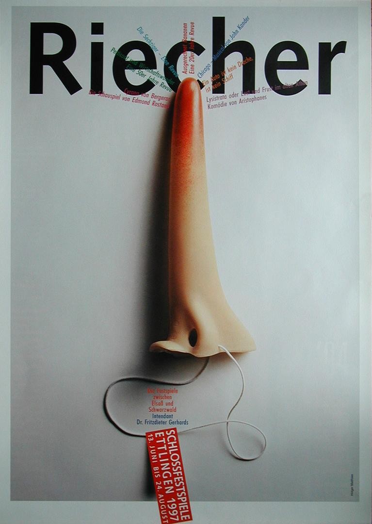 Farbiges Plakat der Schlossfestspiele aus dem Jahr 1997 Farbiges Plakat der Schlossfestspiele aus dem Jahr 1997