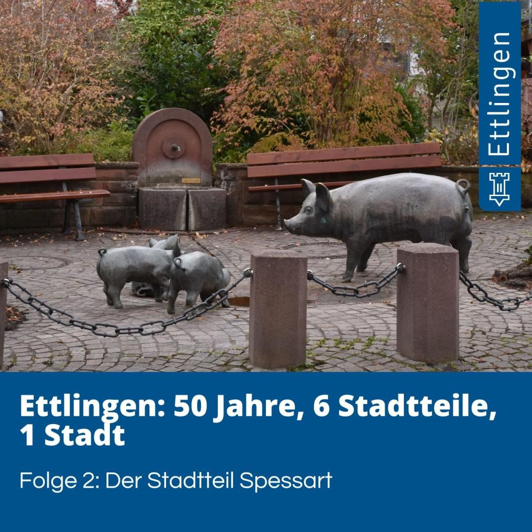 Podcast-Cover für Folge 2 Der Stadtteil Spessart Podcast-Cover für Folge 2 Der Stadtteil Spessart