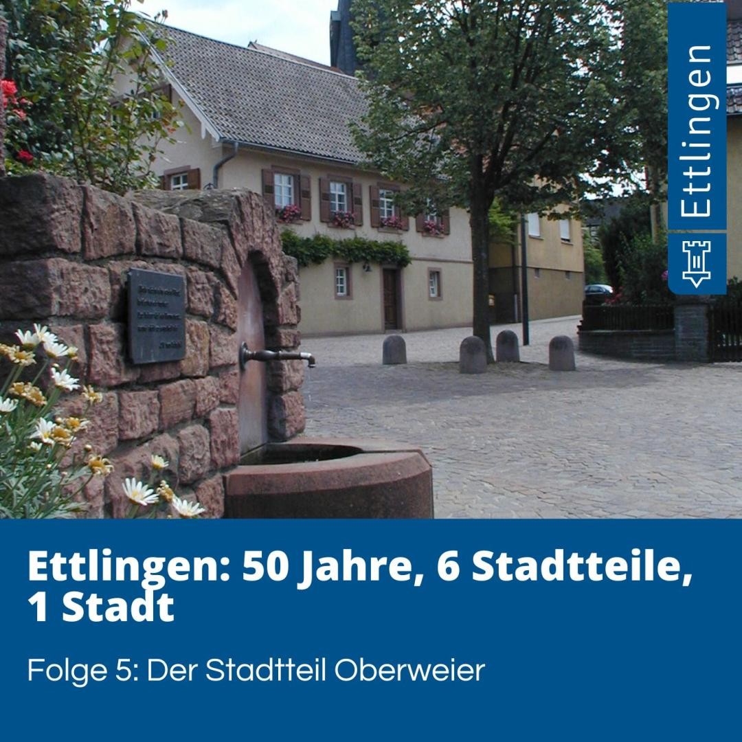 Podcast-Cover für Folge 5 Der Stadtteil Oberweier Podcast-Cover für Folge 5 Der Stadtteil Oberweier