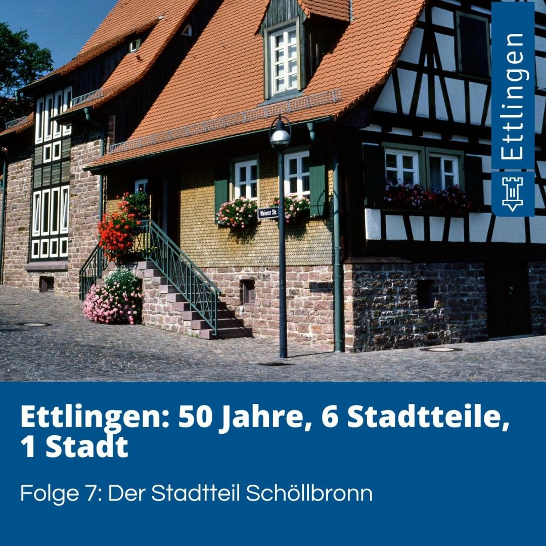 Podcast-Cover für Folge 7 Der Stadtteil Schöllbronn Podcast-Cover für Folge 7 Der Stadtteil Schöllbronn